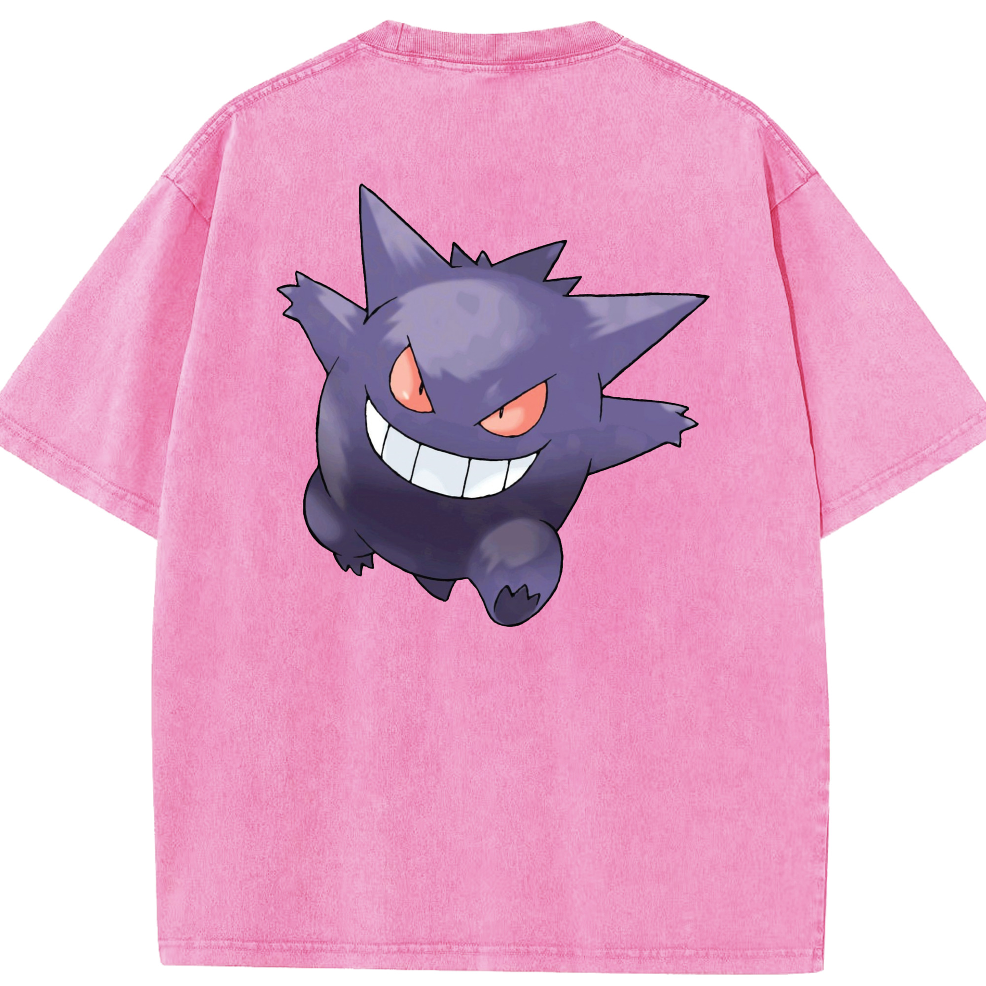 （画像用） ポケットモンスター Pokémon 綿100% ヴィンテージ風 半袖Tシャツ（背面プリント）